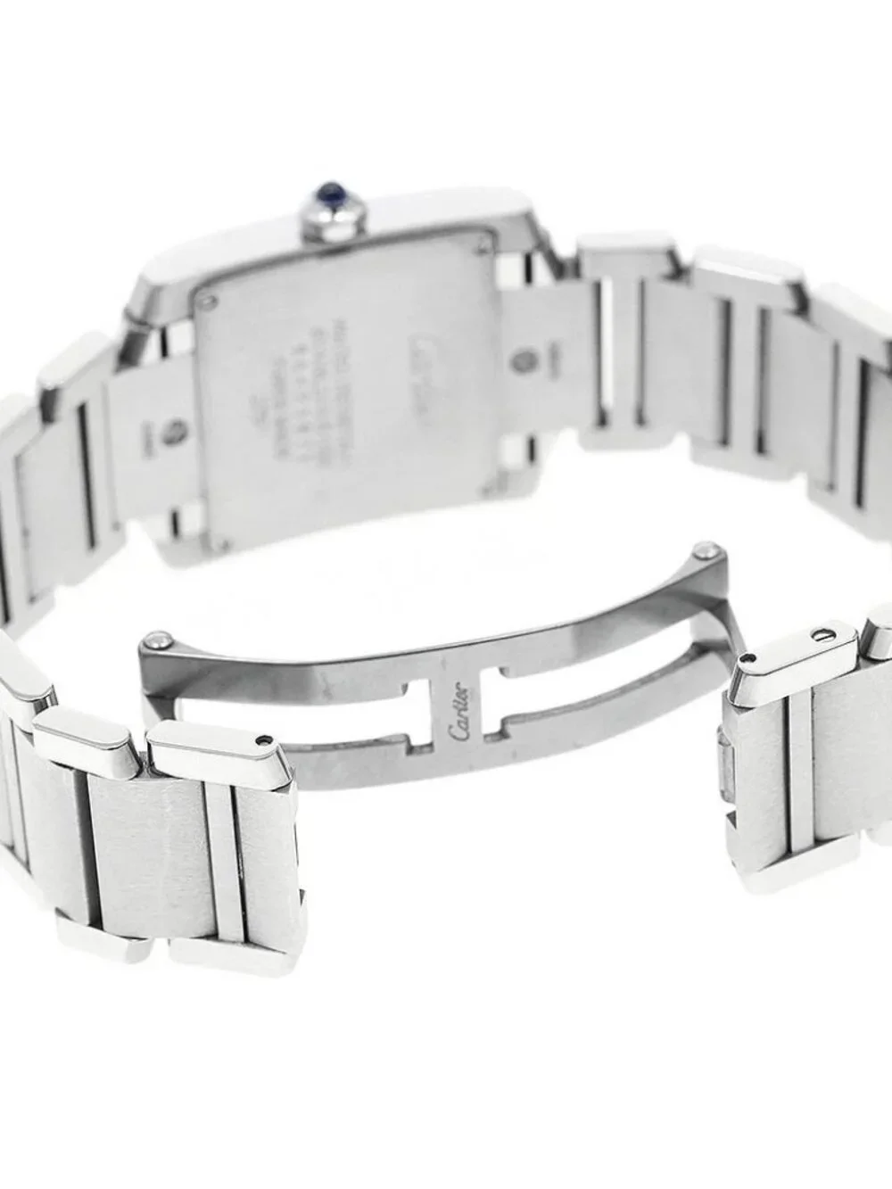 CARTIER Tank Francaise MM WSTA0005 beige Dial Quartz Boy's Watch_967158